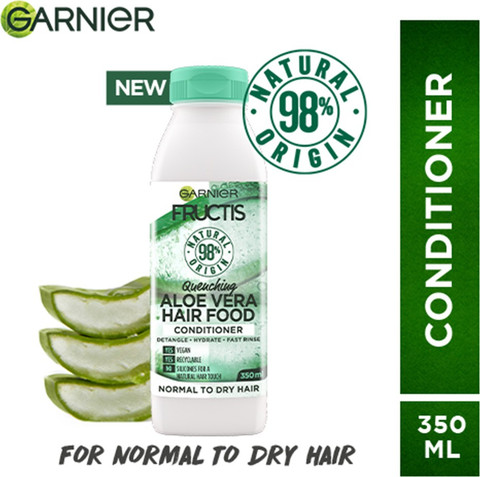 GARNIER Fructis Hair Food - Quenching Aloe Vera Conditioner For Normal to  Dry Hair - Price in India, Buy GARNIER Fructis Hair Food - Quenching Aloe  Vera Conditioner For Normal to Dry