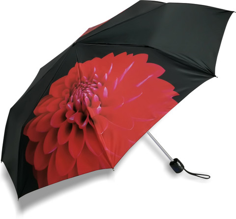 Popy 3-Fold Cherry Print #15 with Silver Coating Umbrella Buy