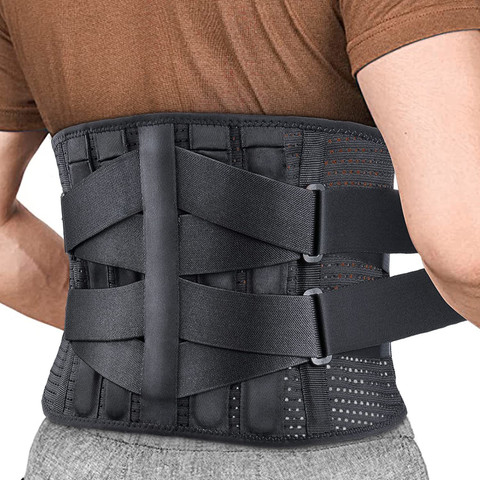 Z-REHAB Lumbar Support Belt With Steel Stays For BackPain Relief