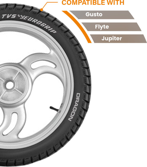 Tvs Eurogrip Tubeless Tyre Jupiter TVS Eurogrip Dragon 90/90 12 54
