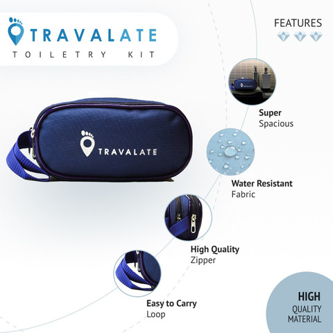 Travalate Toiletry Travel Bags Shaving Kit/Pouch/Bag Travel Toiletry Kit - Main Image