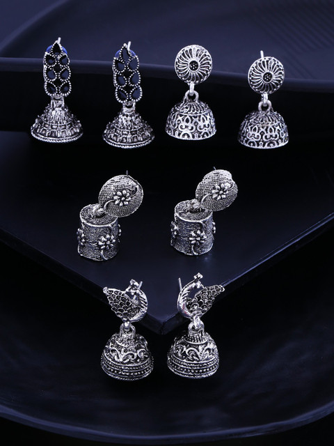 Buy Kairangi Stylish COMBO's Silver Oxidized