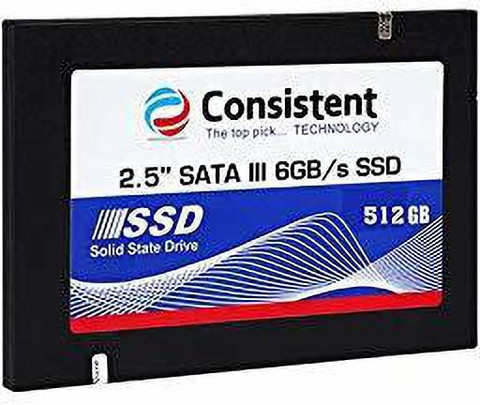 Consistent Year Warranty 512 GB Laptop Black SATA III Internal