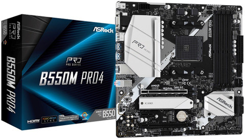 ASRock B550M Pro4 AM4Socket Micro-ATX AMD B550 Chipset DDR4