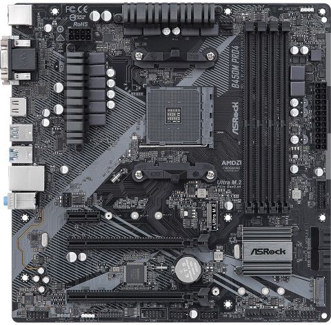 ASRock B450M Pro4 + AMD Ryzen 5 2600 セット ASRock B450M Pro4 AM4Socket Micro-ATX AMD B450 Chipset DDR4