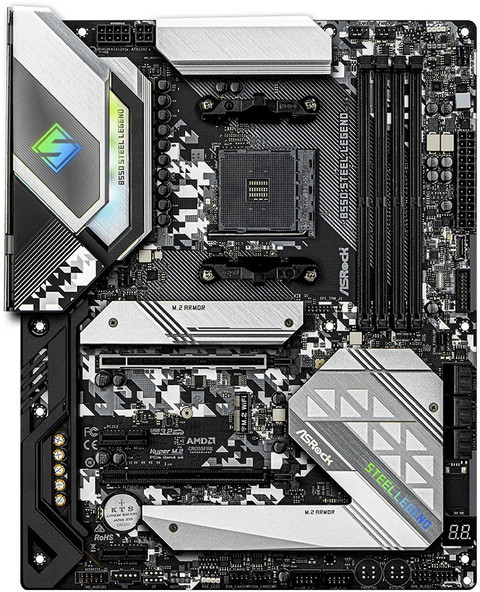 ASRock B550 Steel Legend AM4Socket ATX AMD B550 Chipset DDR4
