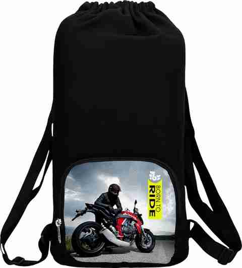 Benicia Rider Bike Printed Canvas Bag Bike Backpack College