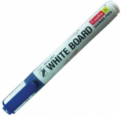 Camlin White Board Marker Pen- Blue (Pack of 10)-7270018
