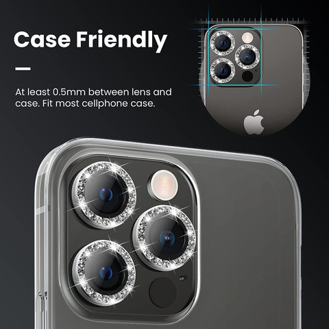 Casesily Camera Lens Protector for Apple iPhone 11 Pro Diamond