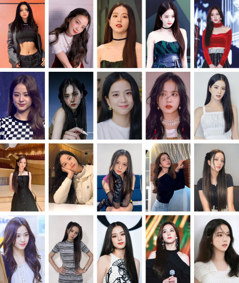 BLACKPINK JISOO トレカ Pack of 20 BLACKPINK Member Jisoo K-POP Girl Lomo Photocard Set