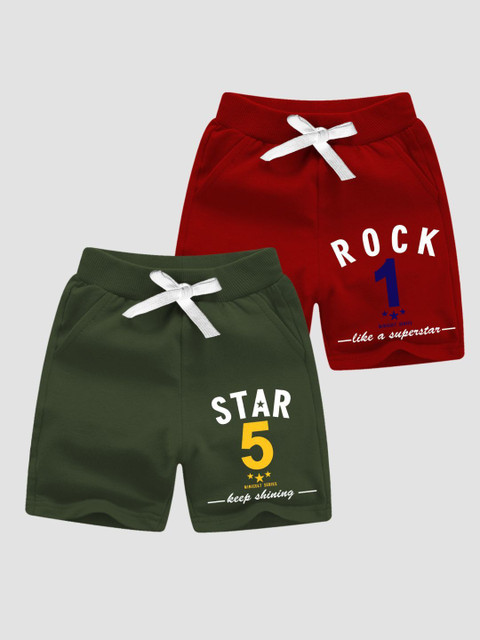 minicult Short For Boys Girls Casual Printed Cotton Jersey