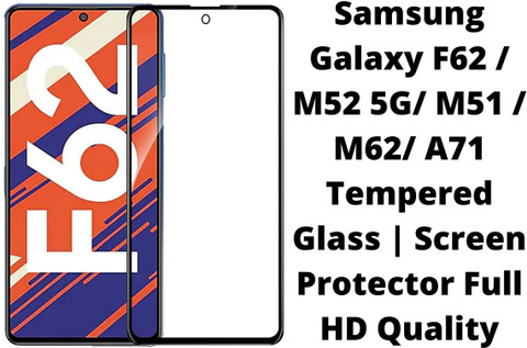 Gorilla Original Screen Guard for Samsung Galaxy F62 Samsung Galaxy  M62/ Samsung Galaxy M51 Samsumg Galaxy A71 Samsung Galaxy M52 5G