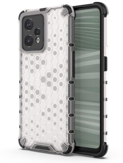 Empire Accessories Back Cover for Realme pro Plus Edge to Edge  Transparent Honeycomb case