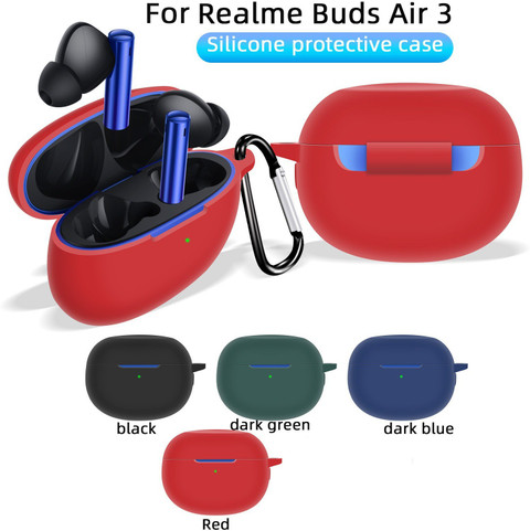 KHR Pouch for Realme Buds Air case Cover, Anti Fall with Hook