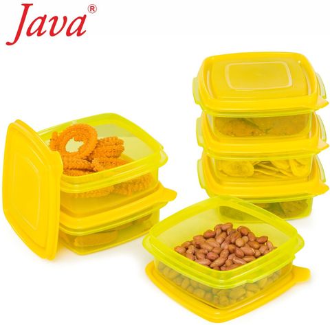 JAVA Plastic Cookie Jar - 600 ml Price in India - Buy JAVA Plastic ...