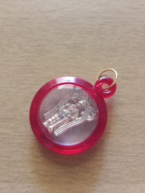 Guruvayoorappan Locket Red Guruvayoorappan Locket Shopping Red