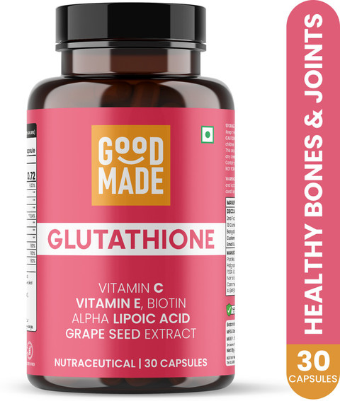 glutathione 400mg GOODMADE Glutathione 400mg With Vitamin C & Biotin For Skin, Hair, & Nails  Price in India