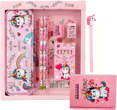 Neel Unicorn Return Gift Set Combo_Pencil Box/color