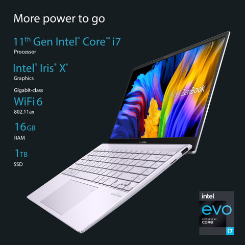 ASUS Zenbook 13 Intel EVO Intel Core i7 11th Gen 1165G7 - (16 GB/1