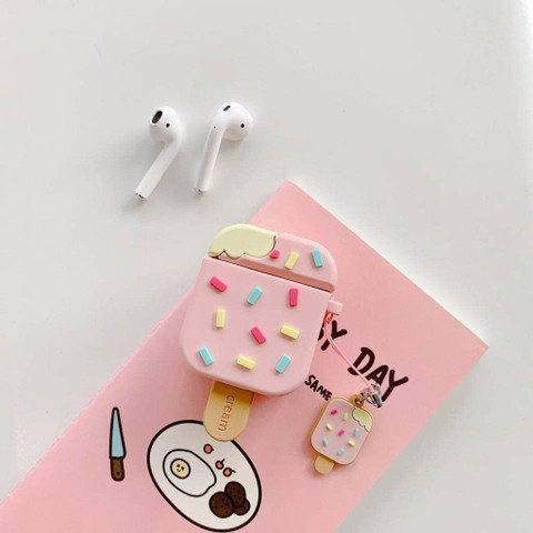 KHR Back Cover for Apple AirPods Pro | Cute Icecream Character