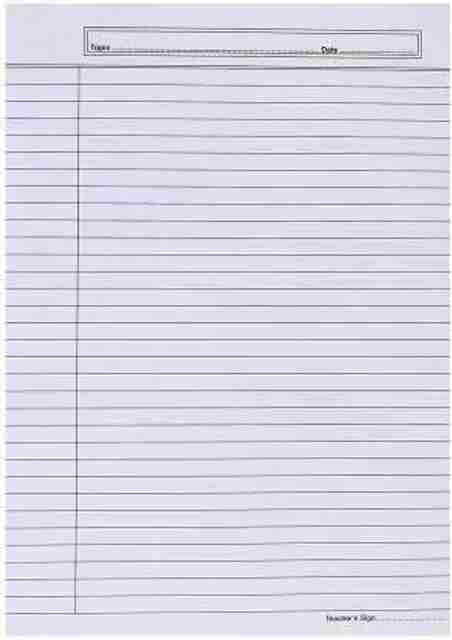 Flipkart.com | KRASHTIC A4 Both Side Ruled Sheets Paper for School Work ...