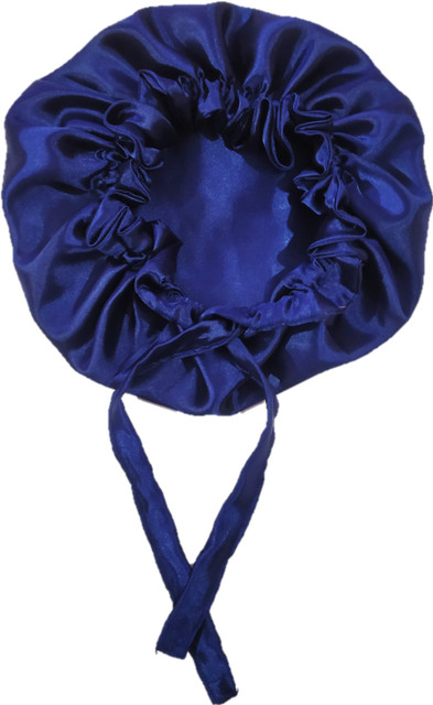 JEEBU Satin Silky Sleep Cap with Adjustable tie band Soft Night