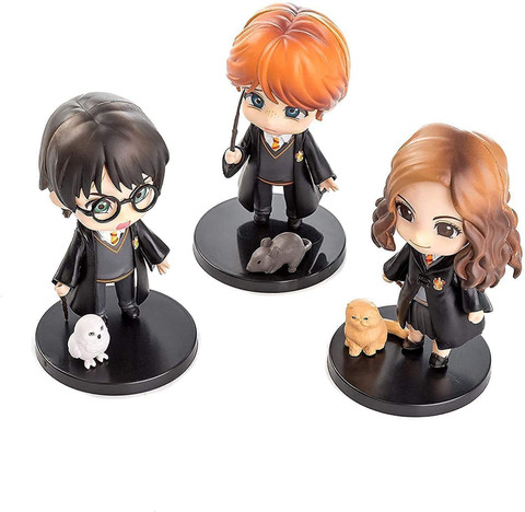 AweStuffs Harry Potter and Friends (Set of 3) with their Pets