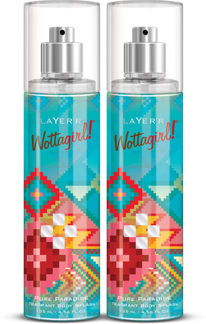 LAYER'R Wottagirl Pure Paradise Fragrant Body Splash for Women Long  Lasting Fragrance Body Spray For Women