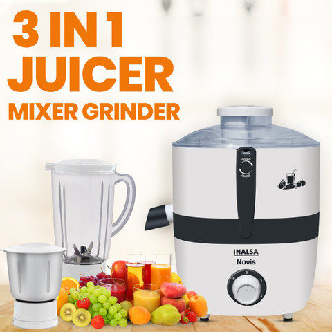 Inalsa Novis 500 W Juicer Mixer Grinder Price in India Buy
