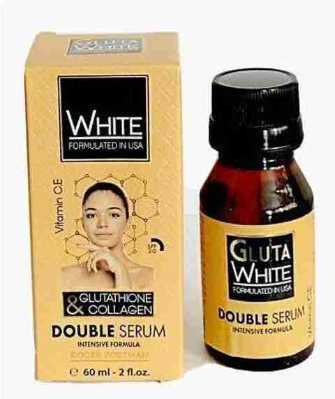 double glutathione serum GLUTA WHITE GLUTATHIONE & COLLAGEN DOUBLE SERUM