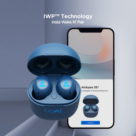 boAt Airdopes 381 with upto 20 Hours Playback and ASAP Charge