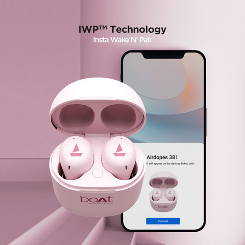 boAt Airdopes 381 with upto 20 Hours Playback and ASAP Charge