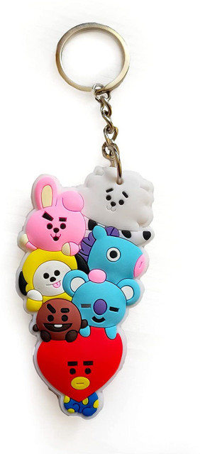 Antique street BTS Keychain BT 21 All in One Character Key ring Key Chain  Key Chain
