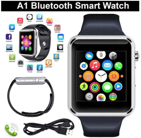 Shop New A1 Smart Watch Support SIM/Memory Card/Camera/Bluetooth