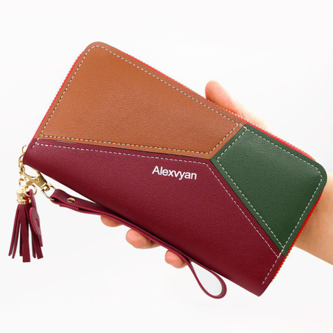 AlexVyan Women Red, Green, Brown Genuine Leather Wallet Red, Green