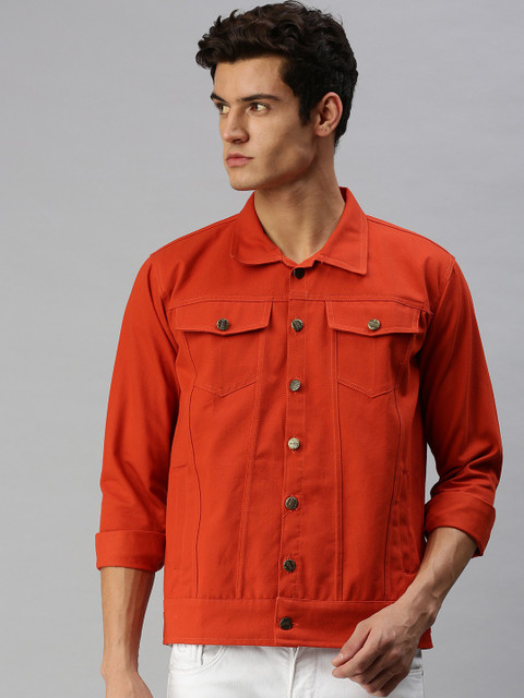 VOXATI 3/4th Sleeve Washed Men Denim Jacket - Buy VOXATI 3/4th