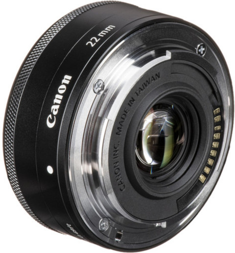 A0658 Canon EF-M 22mm 1:2 STM レンズ Canon EF-M 22mm f2 STM Compact System Fixed Lens (Black