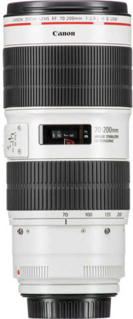 Canon EF 70 - 200 mm f/2.8L IS III USM Telephoto Zoom Lens - Canon