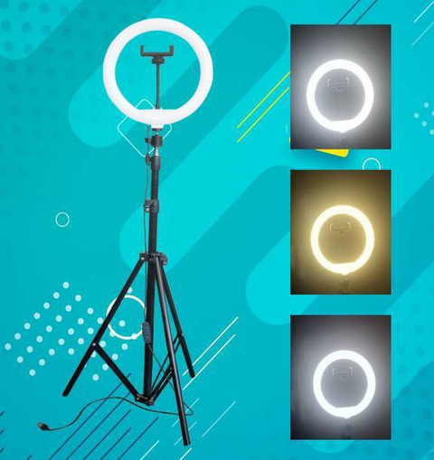 airtech Ring Light10 Inch with Fit Tripod Stand For Video