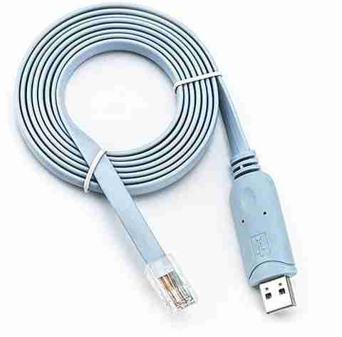 Usb To Round Router Cable TECHGEAR LAN Cable 1.2 m pvc USB to RJ45 Console Cable with FTDI Chip ...