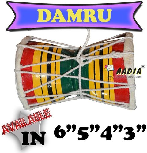 aadia ® 6 Inch Lord Shiva Damroo Damru Musical Instrument For Gifting ...