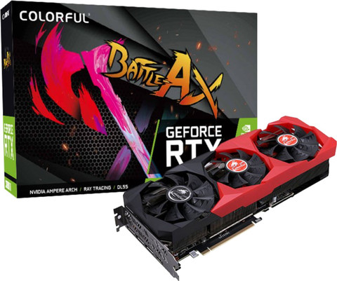 COLORFUL GeForce RTX 3080Ti 12GB 訳あり Colorful RTX-3080 Ti GDDR6X 12 GB NVIDIA Chipset 384 bit 1365 MHz
