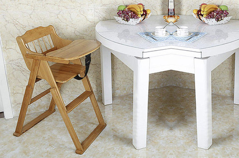 Tray High Chair That Hangs Off Table SPRINGTEK Wooden Modern High