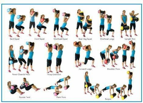 COUGAR WEIGHT BAGS FOR CORE ABDOMINAL WORKOUT STRENGTH BAG AB