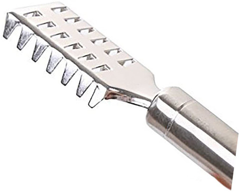 VREPPEN Stainless Steel Sawtooth Fish Scale Remover Scraper Fish