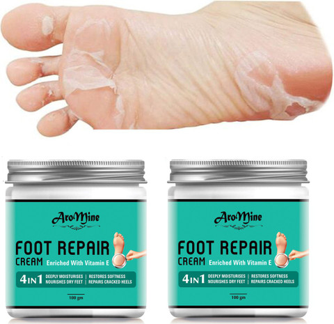 AroMine Foot cream for cracked Heels Repair Softening foot Care
