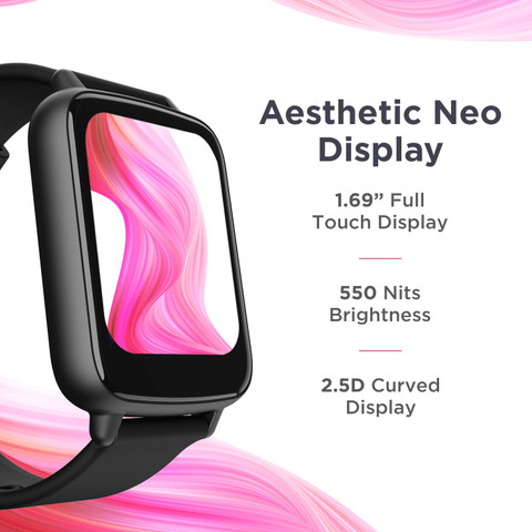 boAt Wave Neo w/ HD Display, Curved Display Sports  Modes Smartwatch