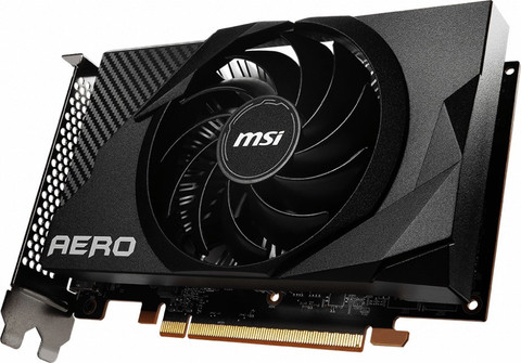 グラフィックボード・グラボ・ビデオカード MSI Radeon RX 6400 MSI RX 6400 AERO ITX 4G GDDR6 4 GB AMD Radeon Chipset 64 bit
