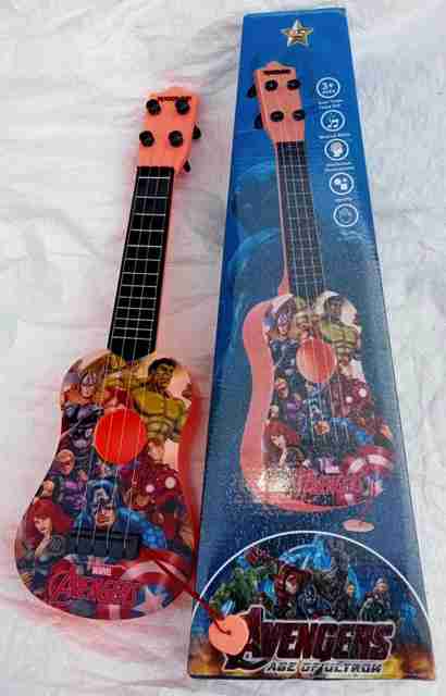 mayank company 4-String Small Guitar Toy (Print May Very)