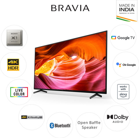 SONY Bravia 163.9 cm (65 inch) Ultra HD (4K) LED Smart Google TV